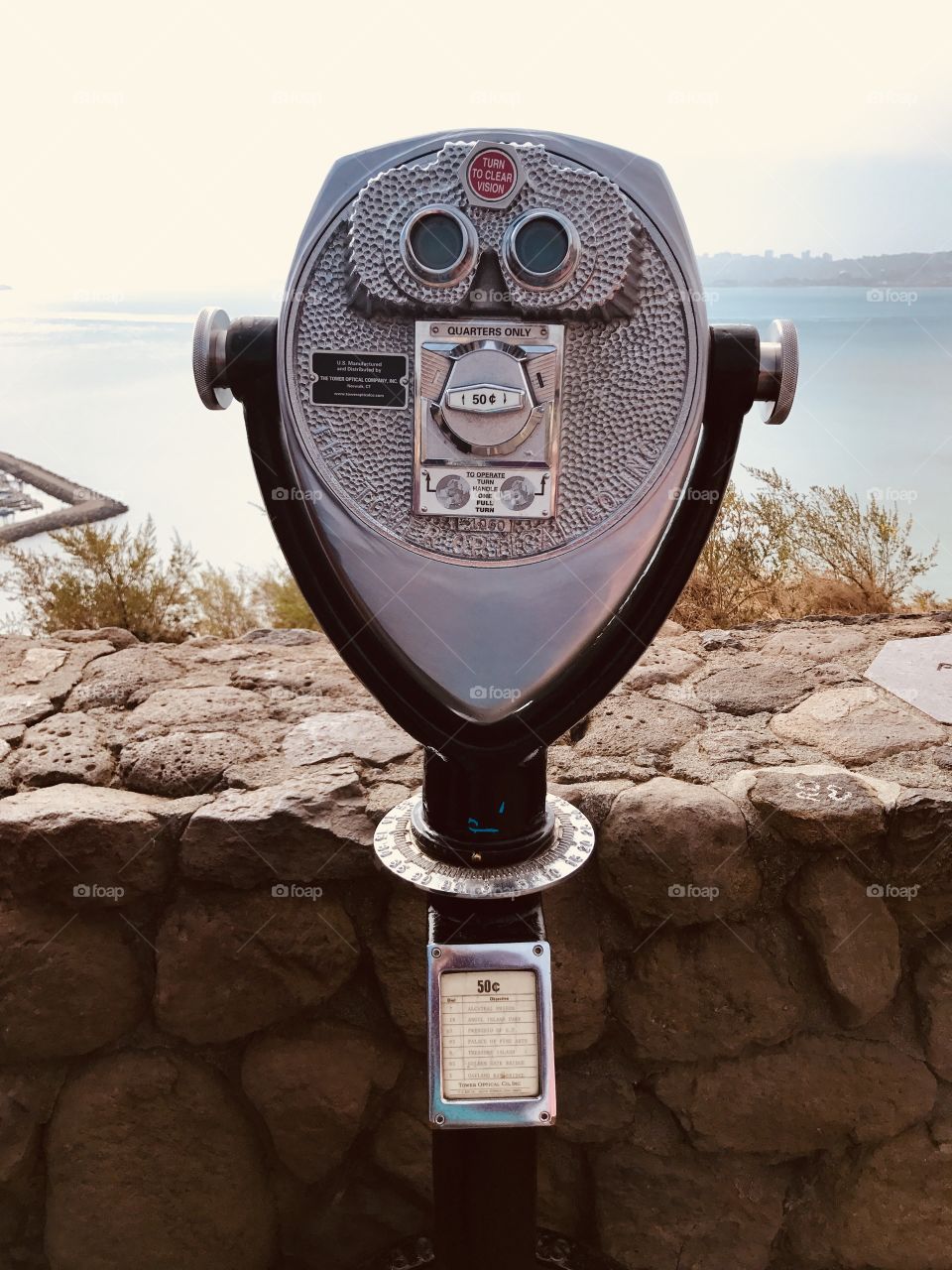 Coin operated tower viewer