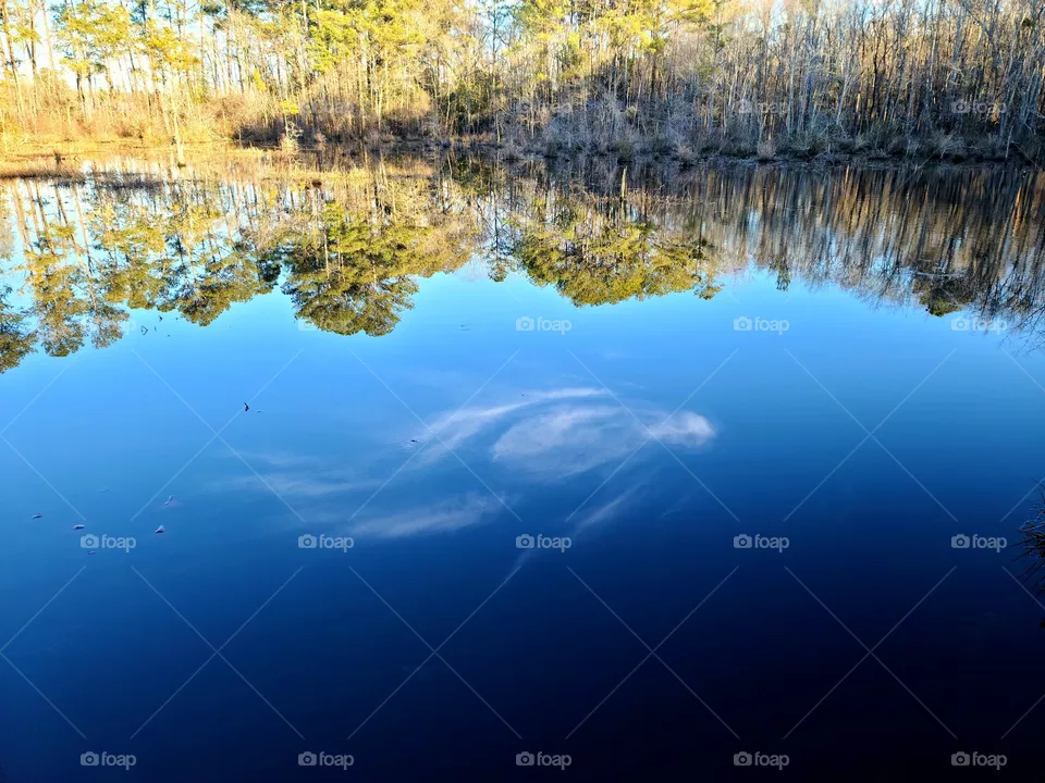 Cloud Reflection on Water