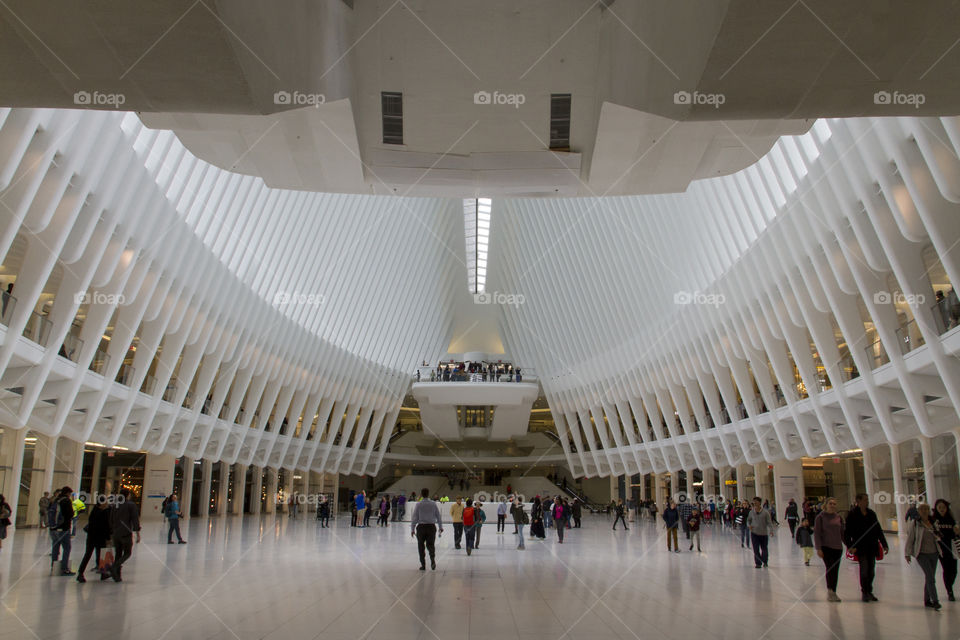 World Trade Center train station. Oculus. NY