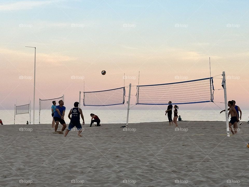 Beach#sunset#humans#sport