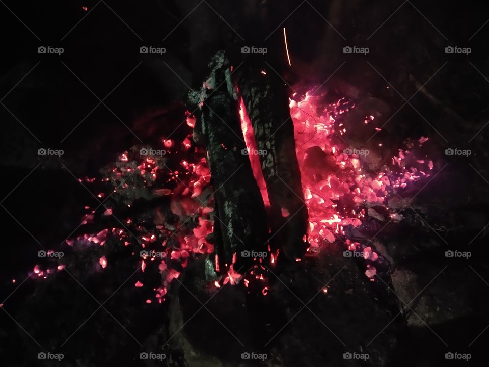 its so cool area after prepare fire it's so hot