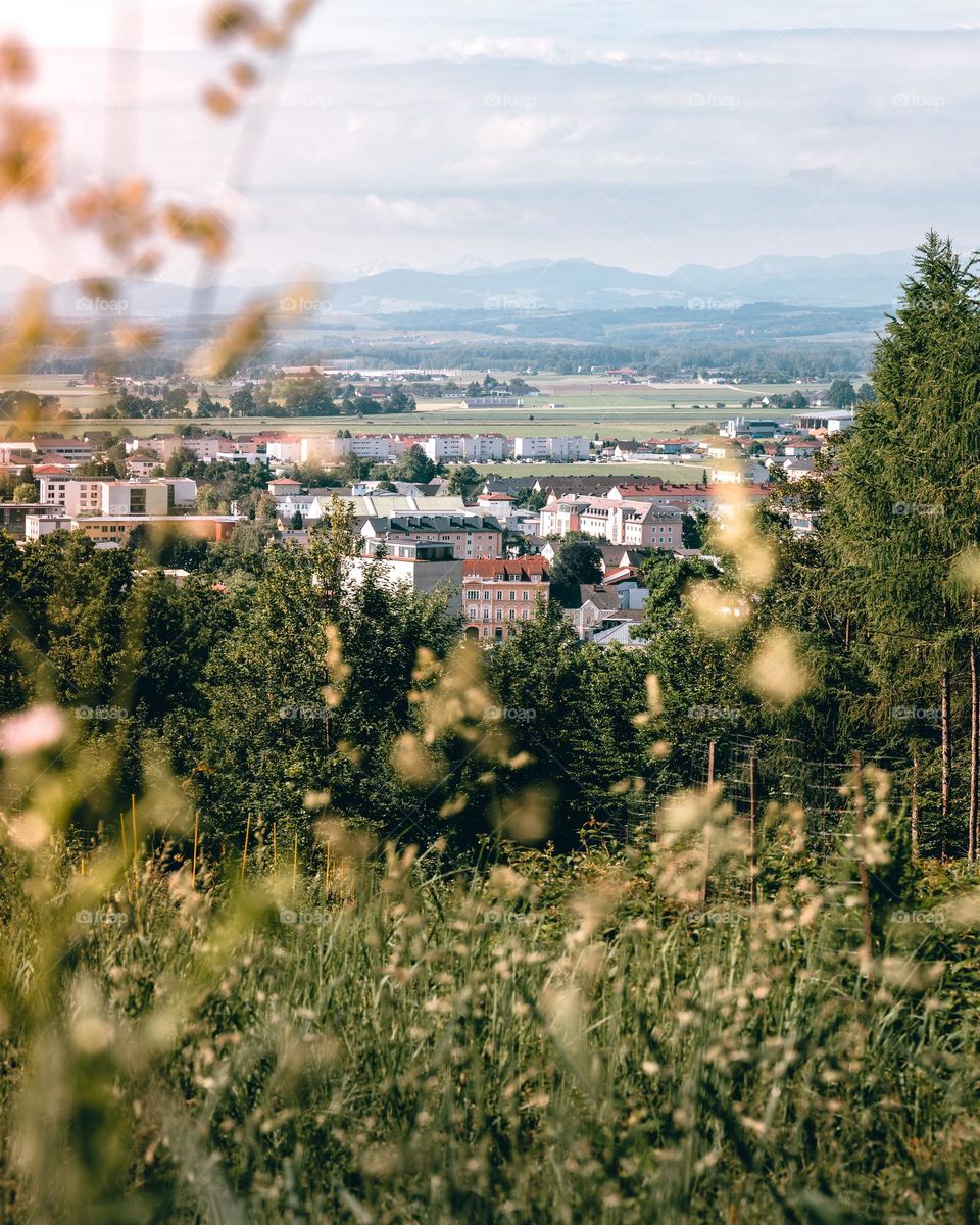 View over the city of Perg