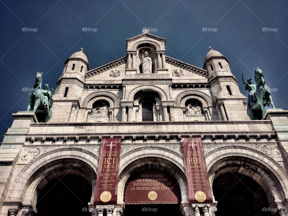 Basílica del Sagrado Corazón. Basílica del Sagrado Corazón (Paris - France)