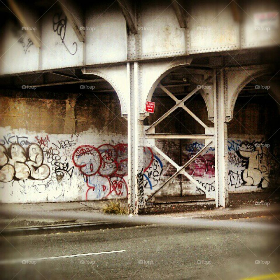 Graffiti, Abandoned, Urban, Architecture, Street