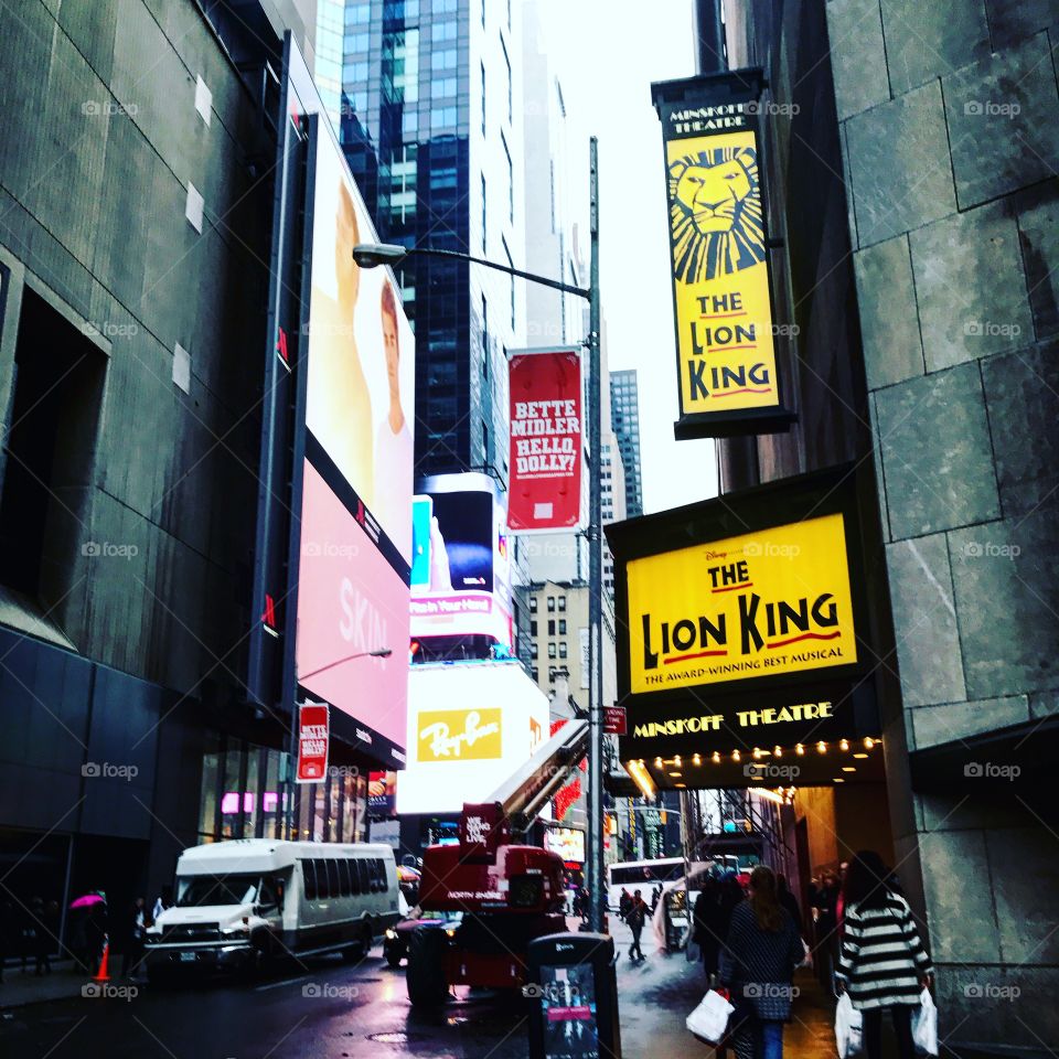 Broadway: born with the lion king