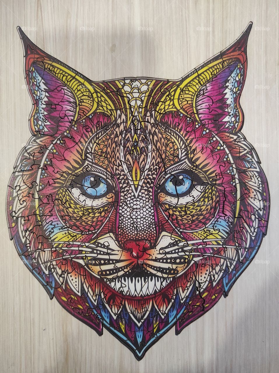 арт объект, кошка, зверь.