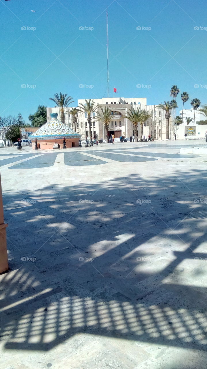 A view of a historical monument in the city of safi, Morocco