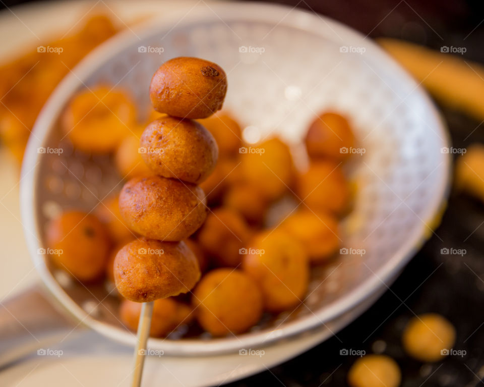 asian cuisine homemade sweet potato balls