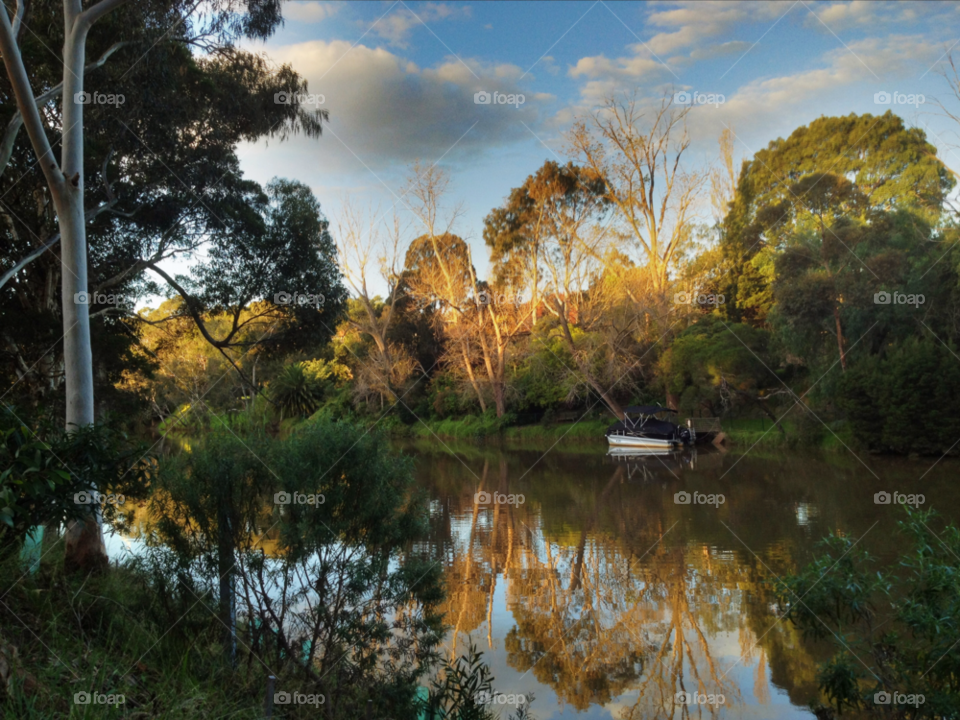 melbourne victoria australia sunset river yarra by ColinE