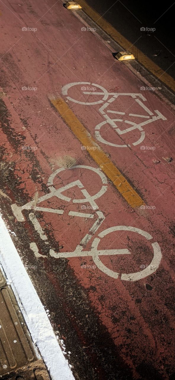 bicycle path traffic signs