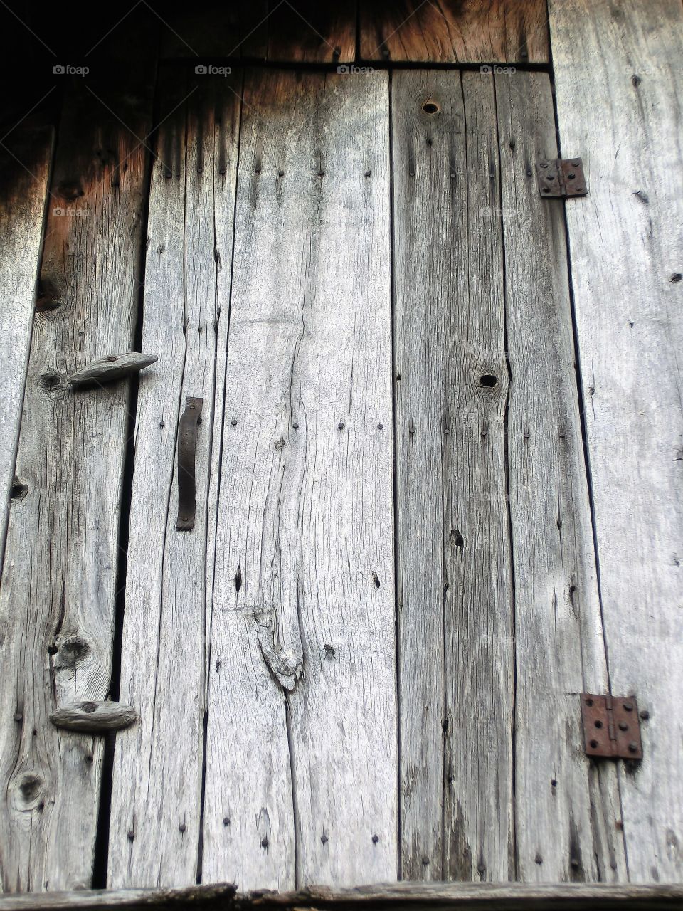 Old door of the attick floor