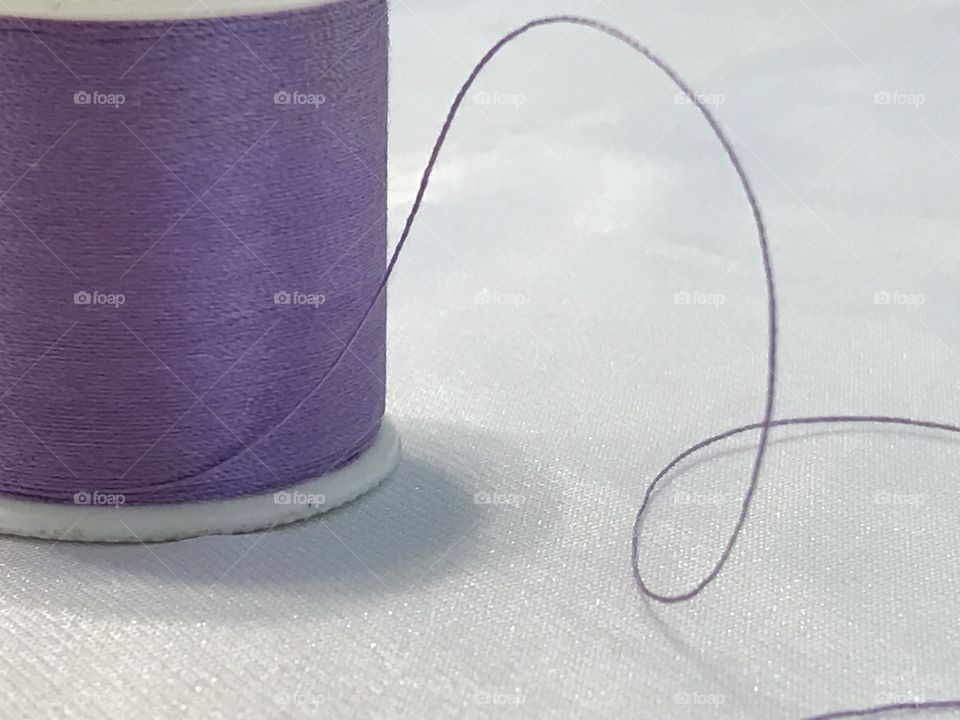 Purple. Thread
