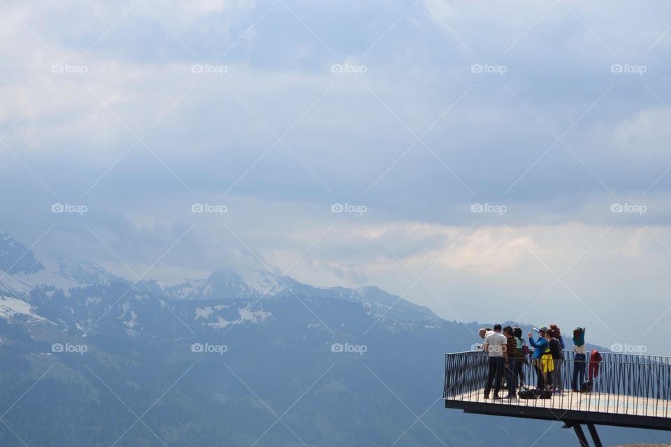 Swiss Alps... Don't look down