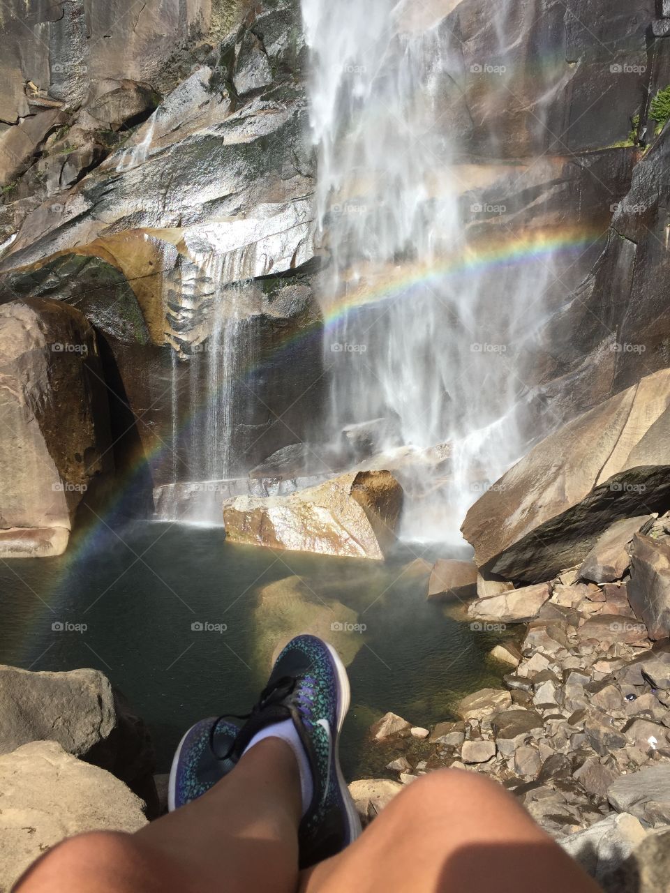 After hiking in Yosemite, California this week, we came across this amazing view!!