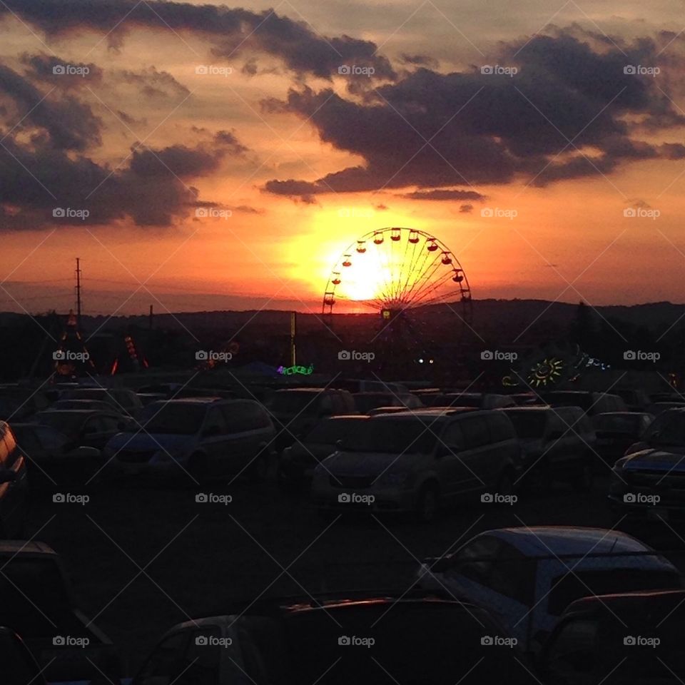 Sunset at the Fair