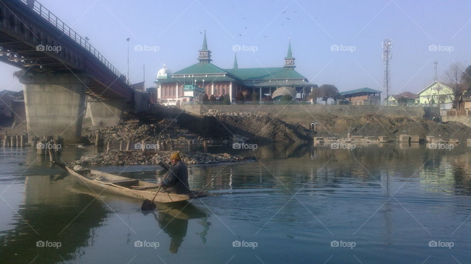 Water, River, Vehicle, People, Travel