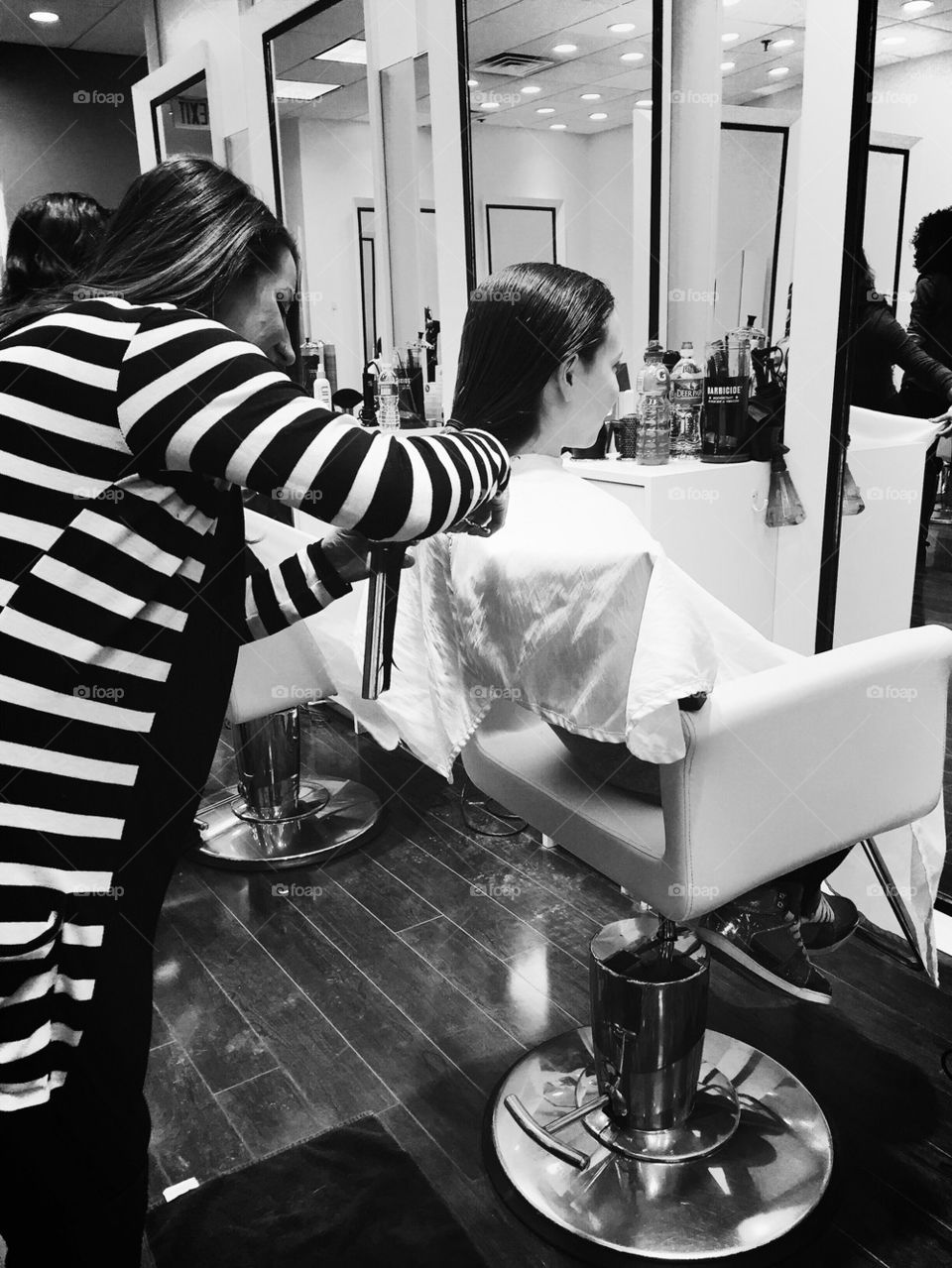 Girl at the salon and spa 