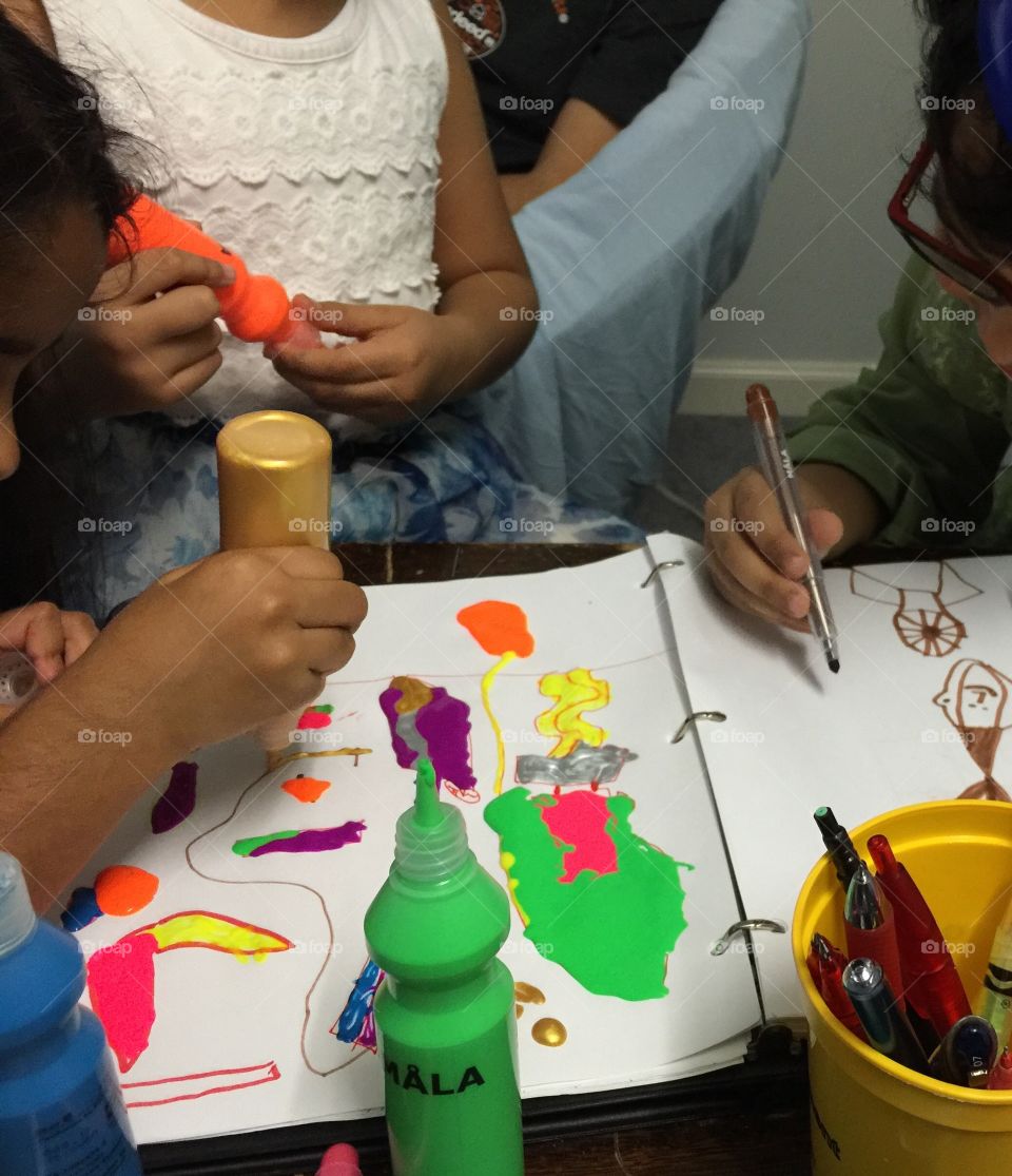 learning drawing and creativity in fun way 