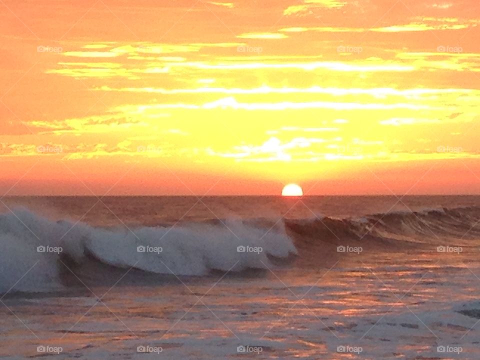 Sunset and Surf