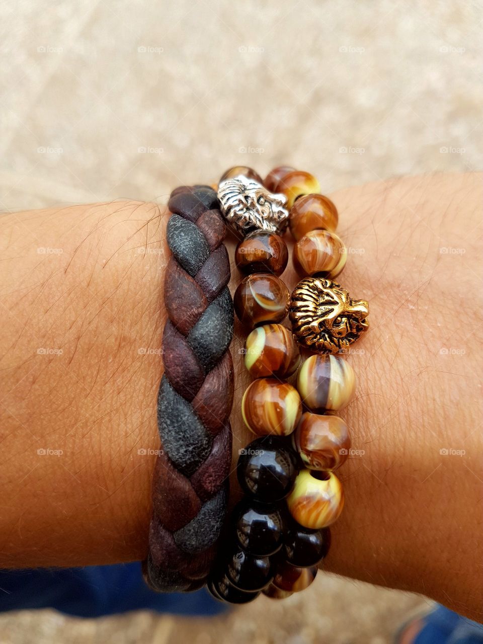 Head lion bracelet