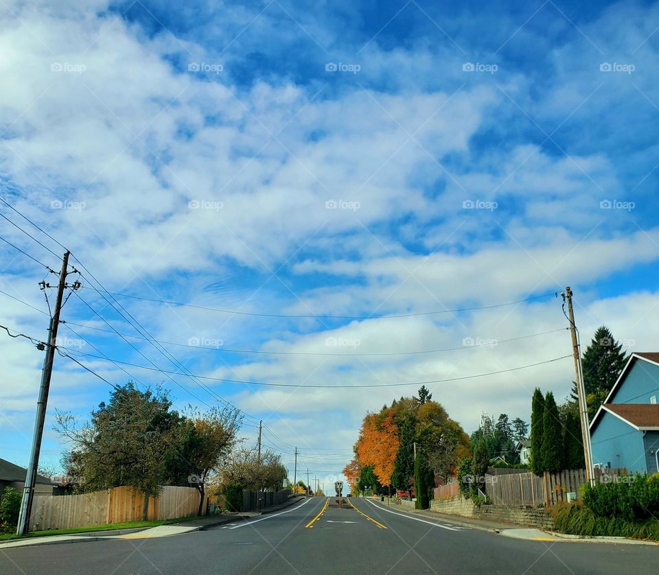 crossing street road