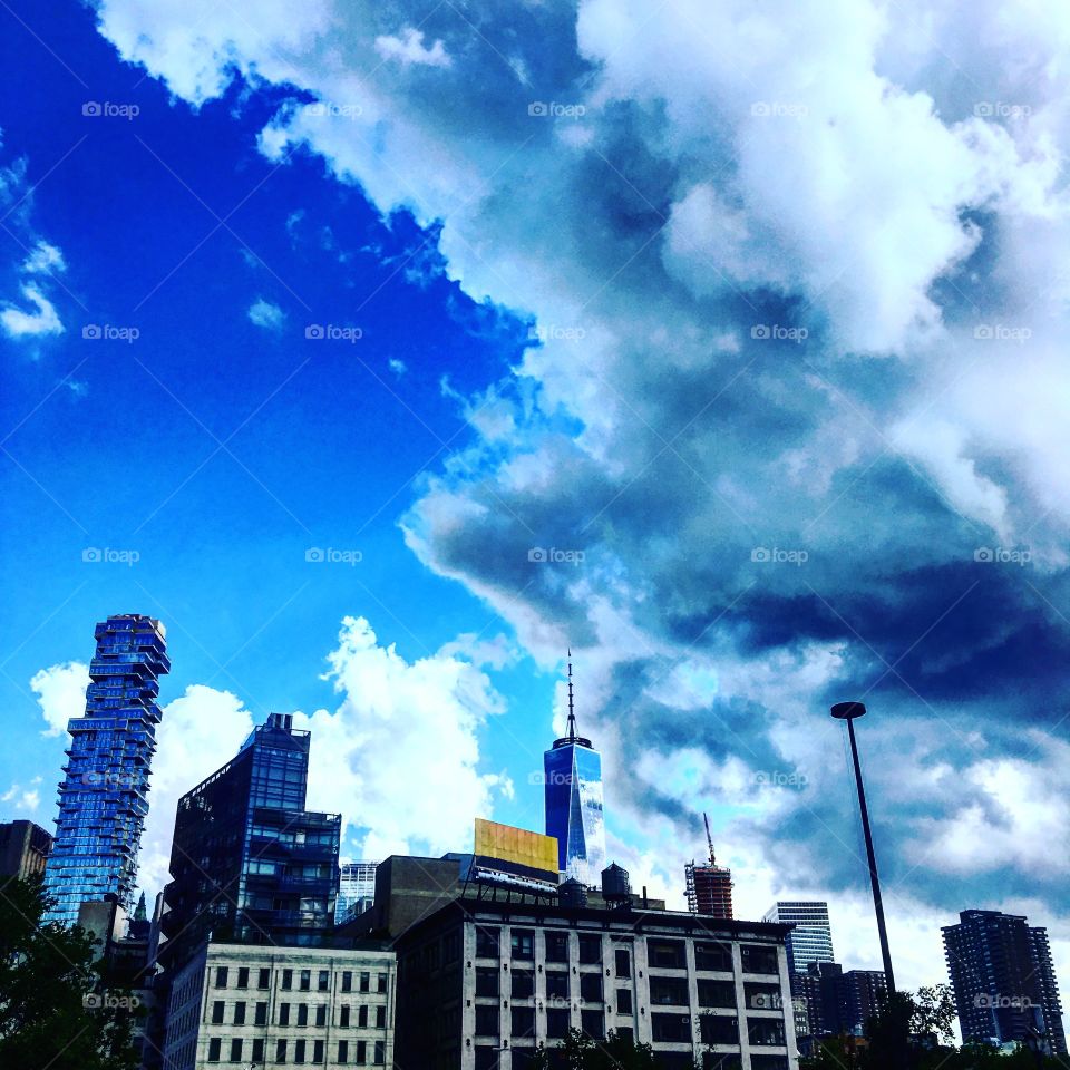 New York City Clouds 
