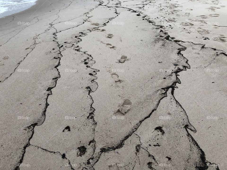 Beautiful Lines on the sand