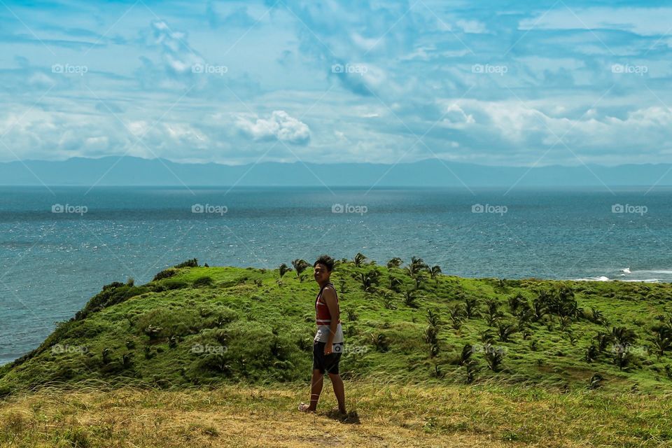 Island Hopping View with a stolen selfie