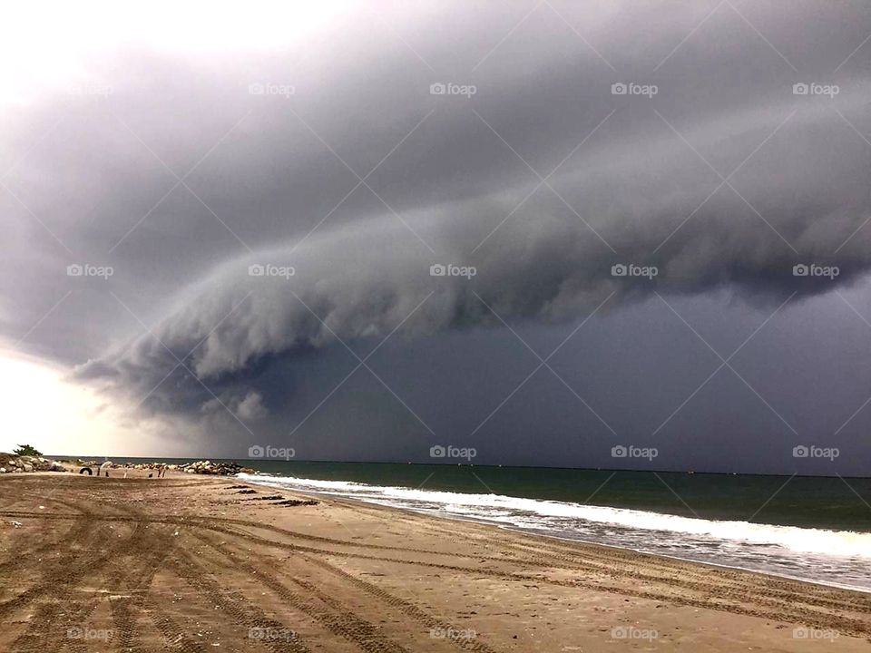 Storm is coming, Omoa , Cortes , Honduras
