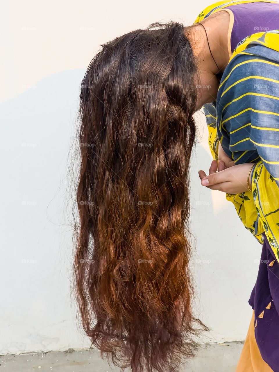 Beautiful long and healthy hair