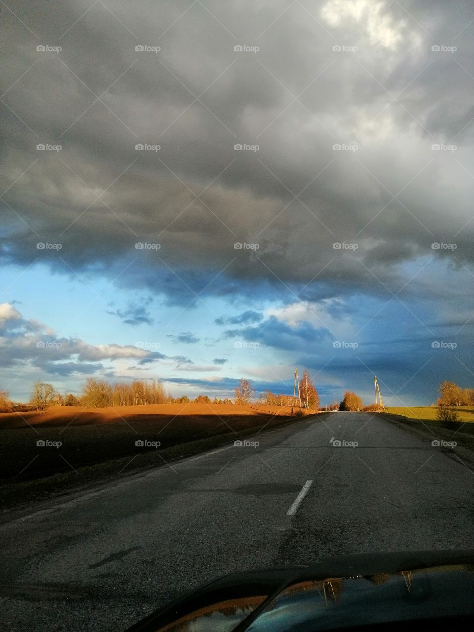 Spring. Storm. Sky. Clouds. Cloudscape.