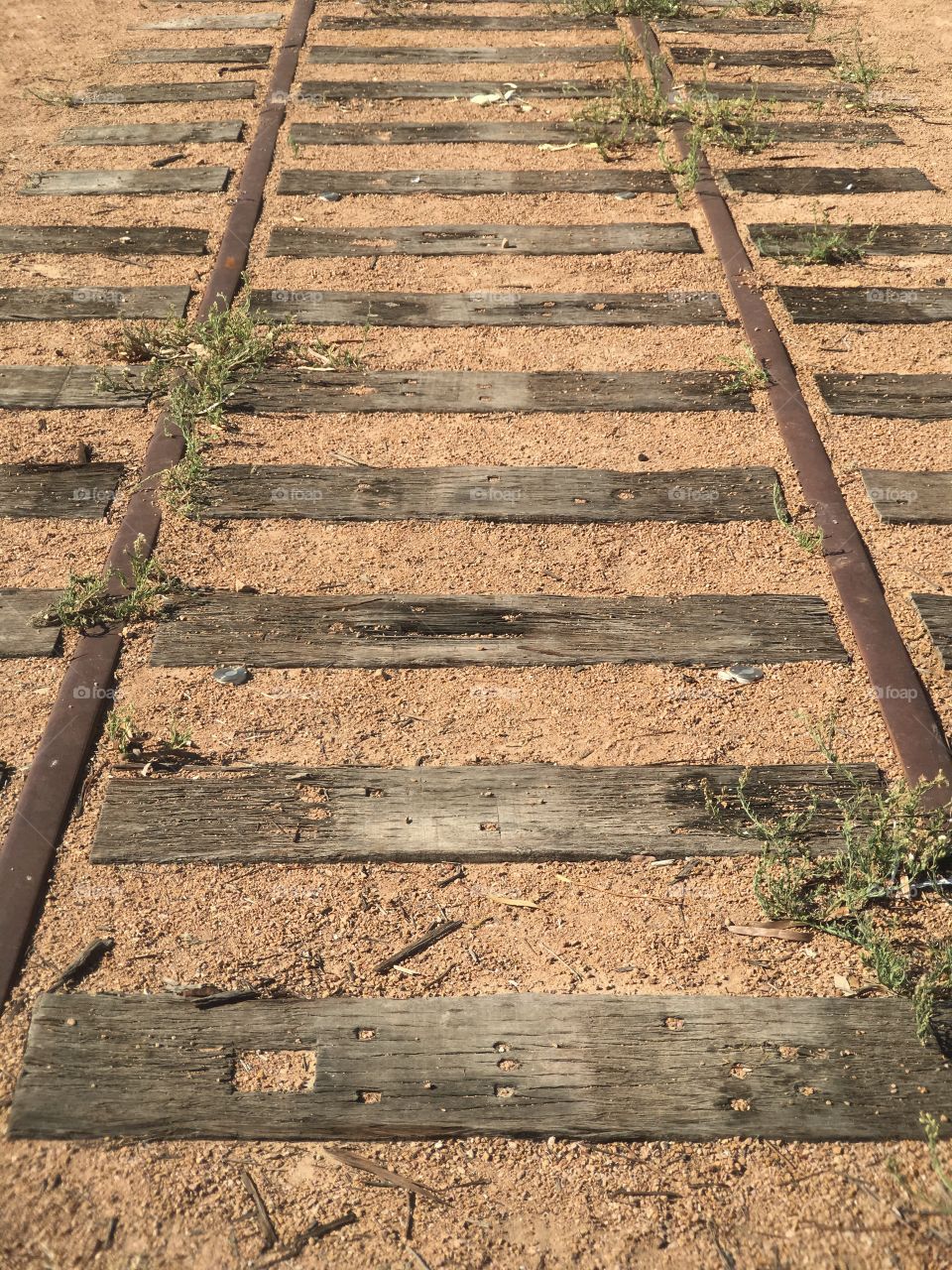 Railroad tracks