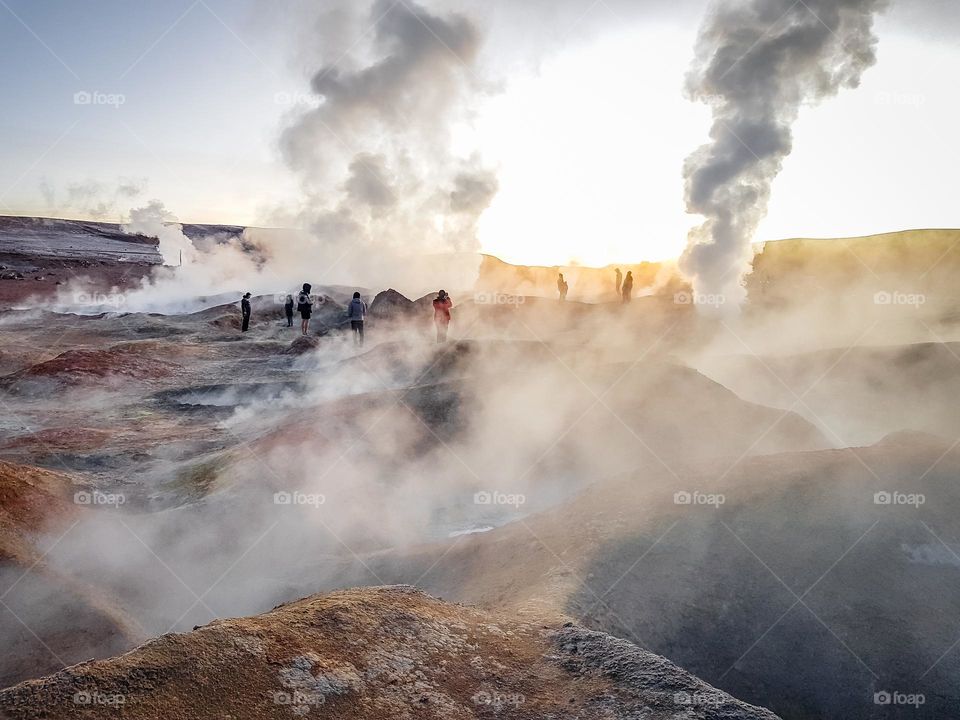 Geysers valley