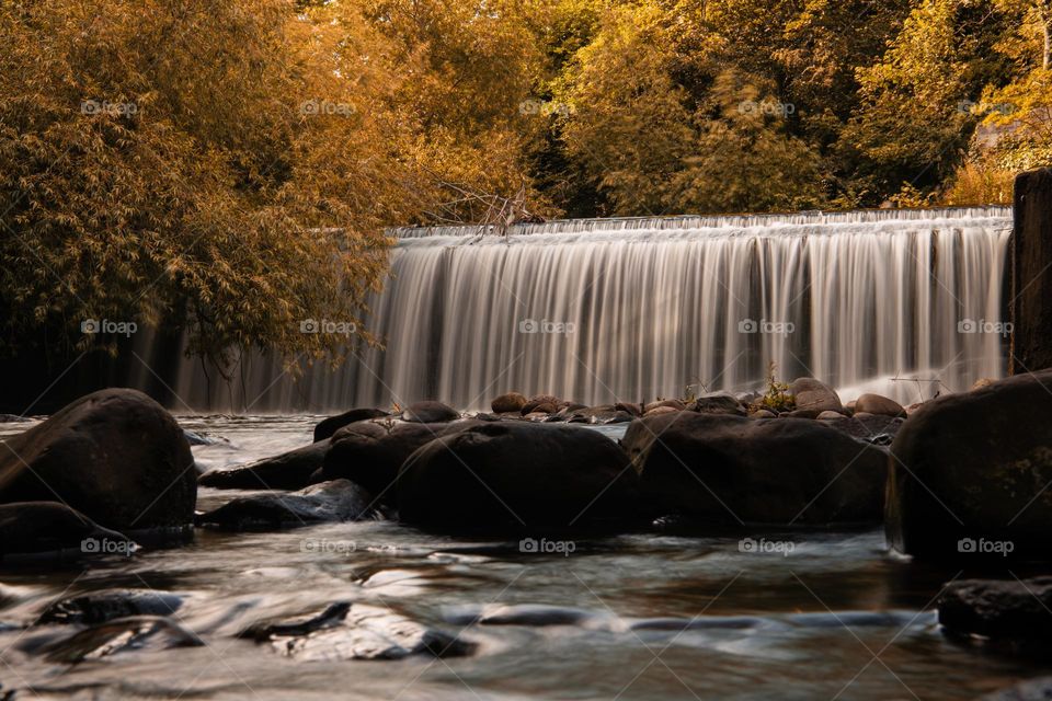 Autumnal Waterfall