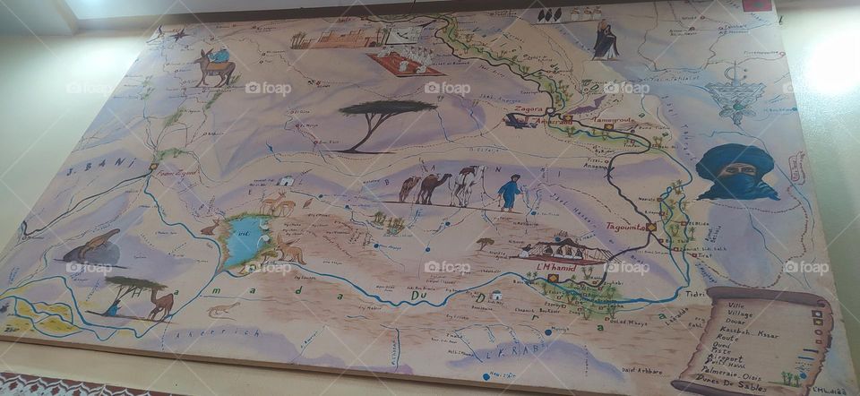 nice draw 
the map of Zagora Tata ...