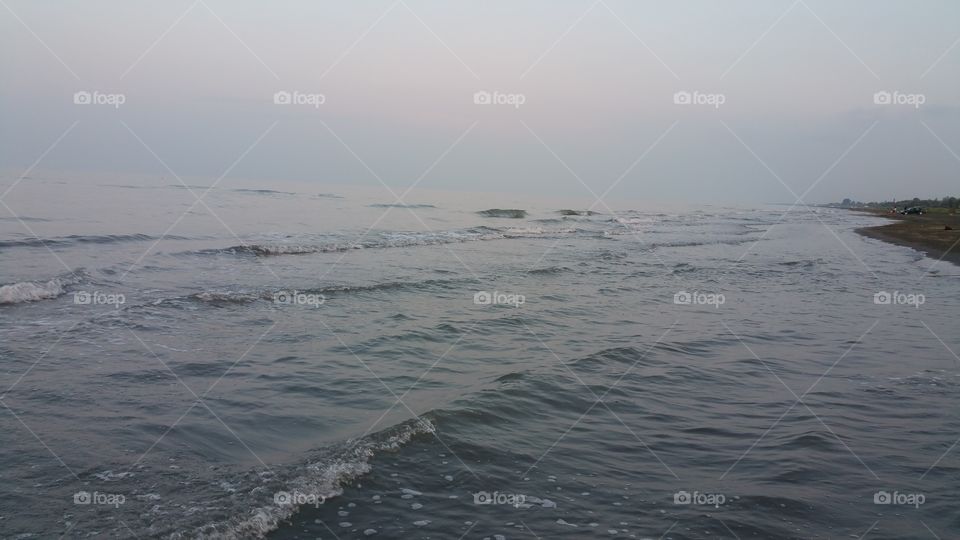 Caspian sea, seashore