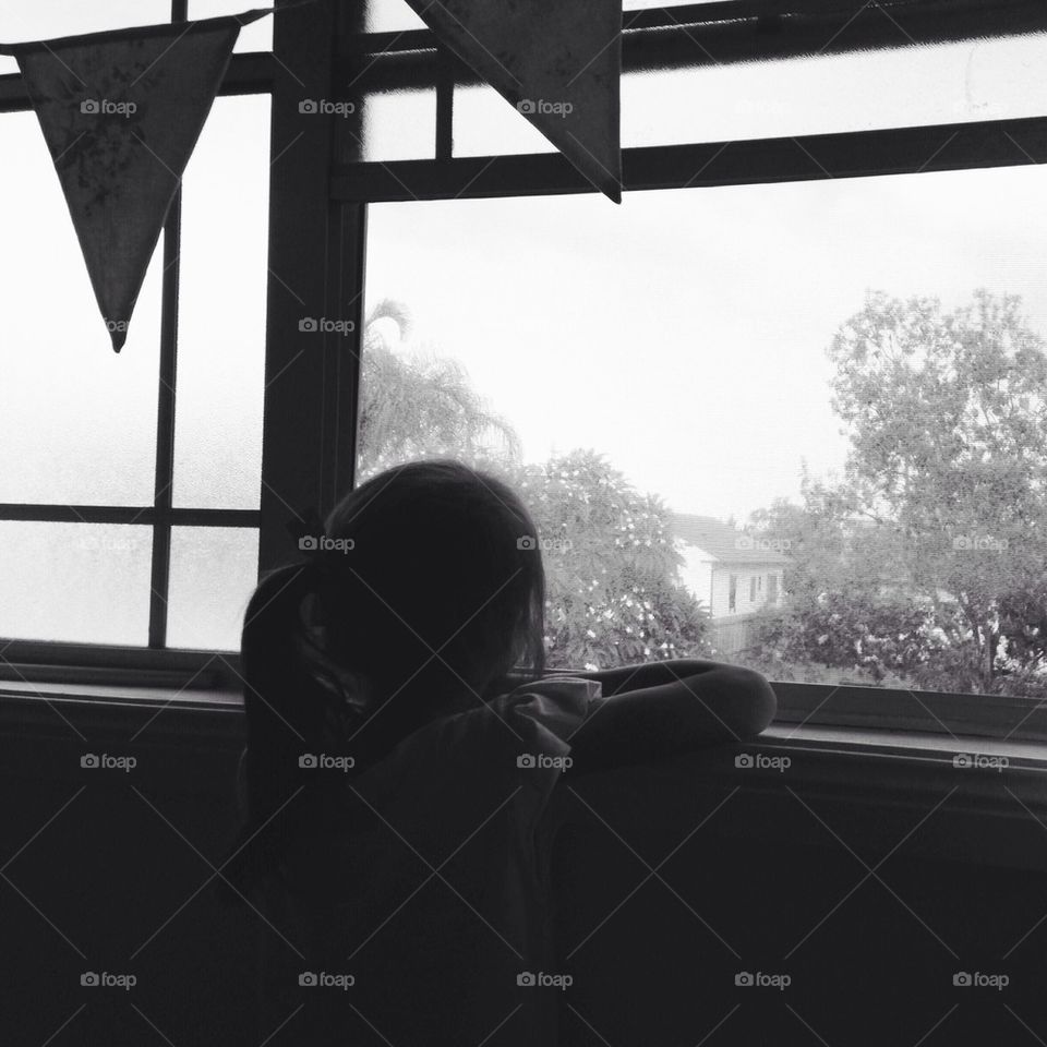 Watching storm clouds roll in