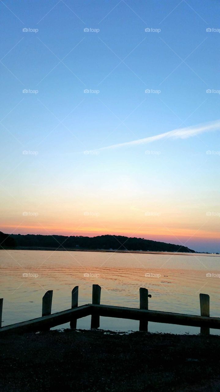 Sunset, Long Island sound