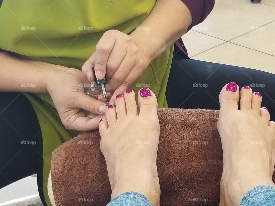 pedi time!