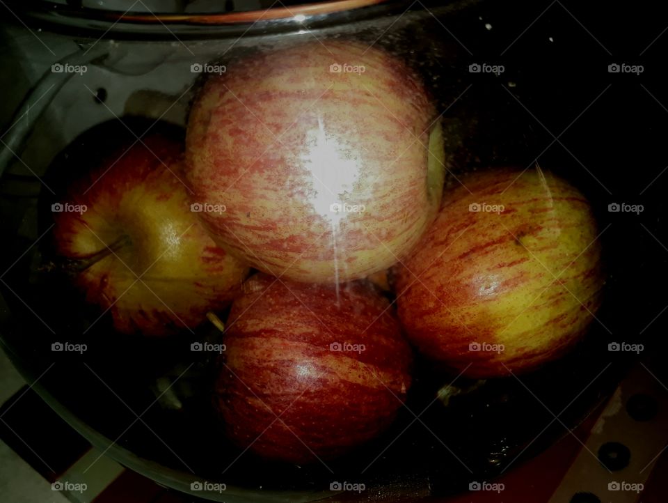 one apple a day,keeps the doctor away.