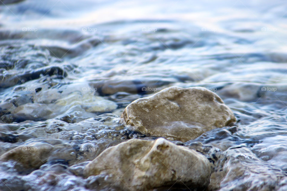 Sea and boulders