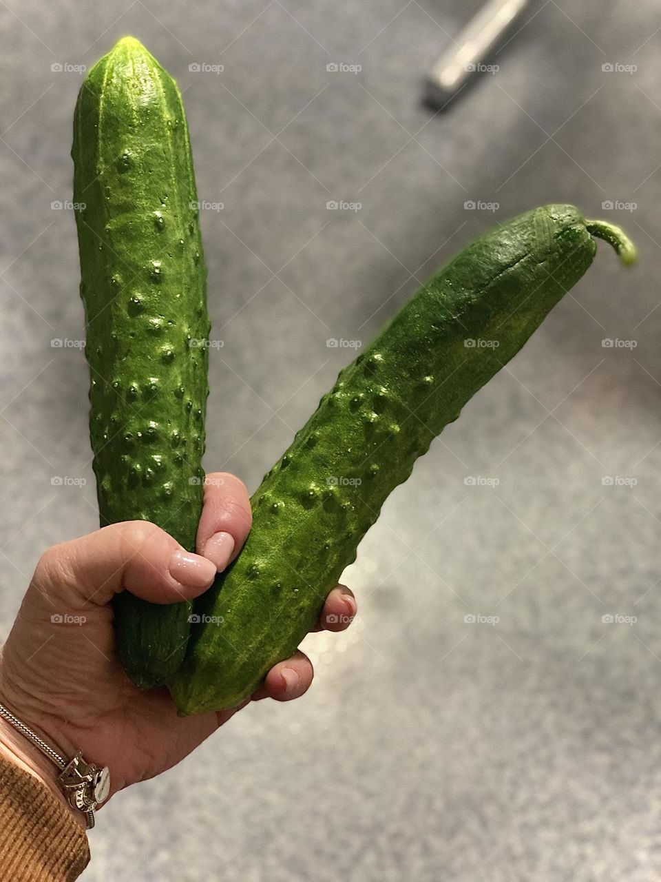 Cucumbers 🥒 salad soon…