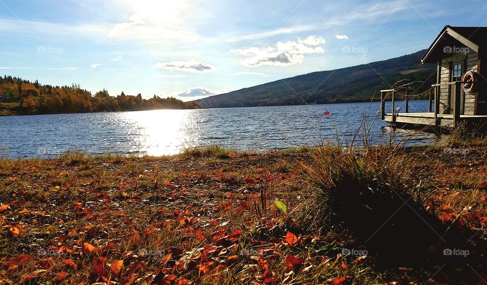 Autumn on the beach