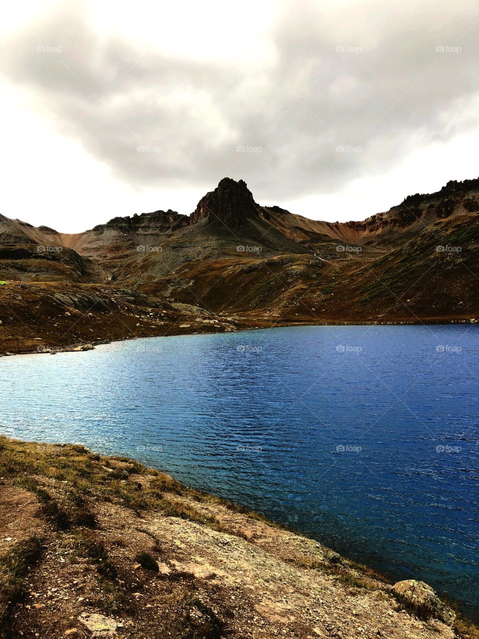 Blue high altitude lake