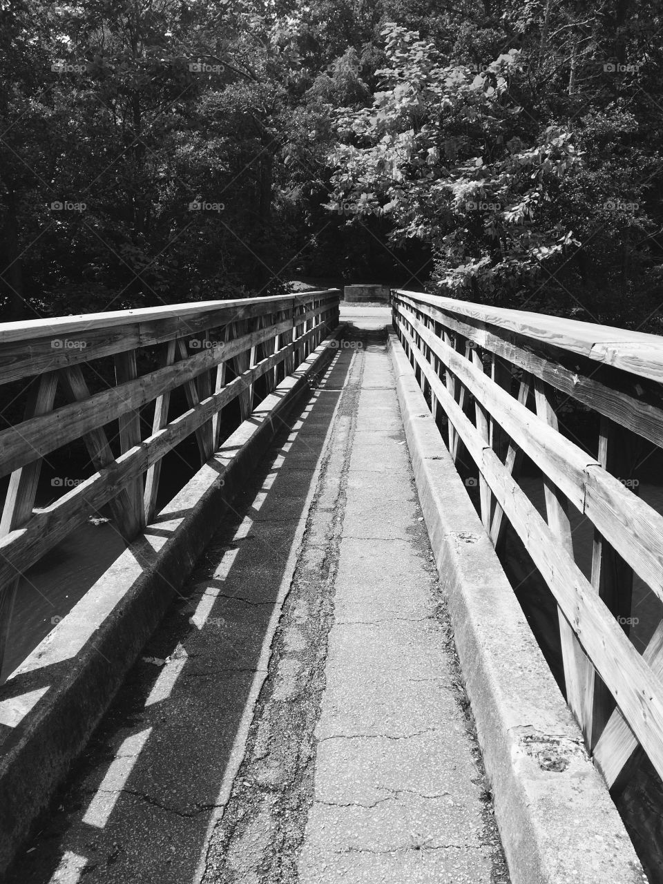 Old lonely bridge 