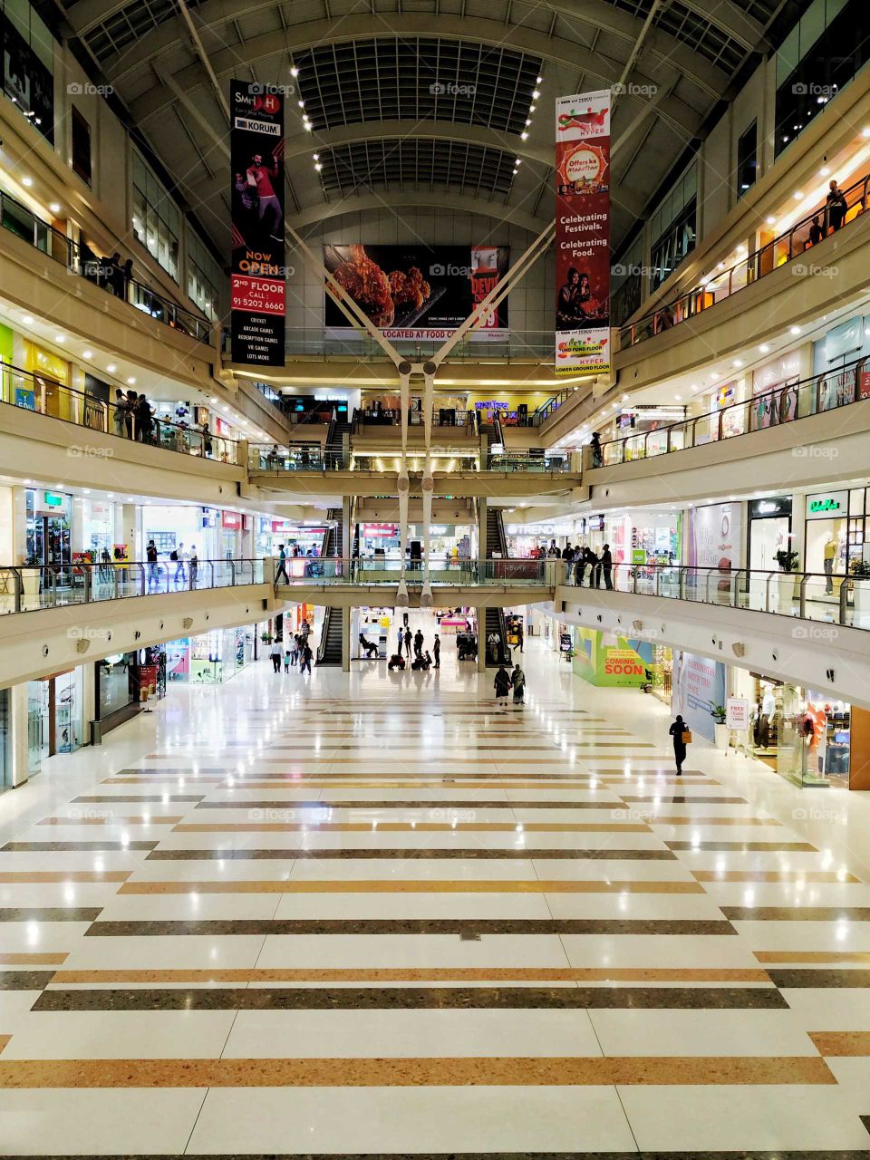 A city Mall in Mumbai India.