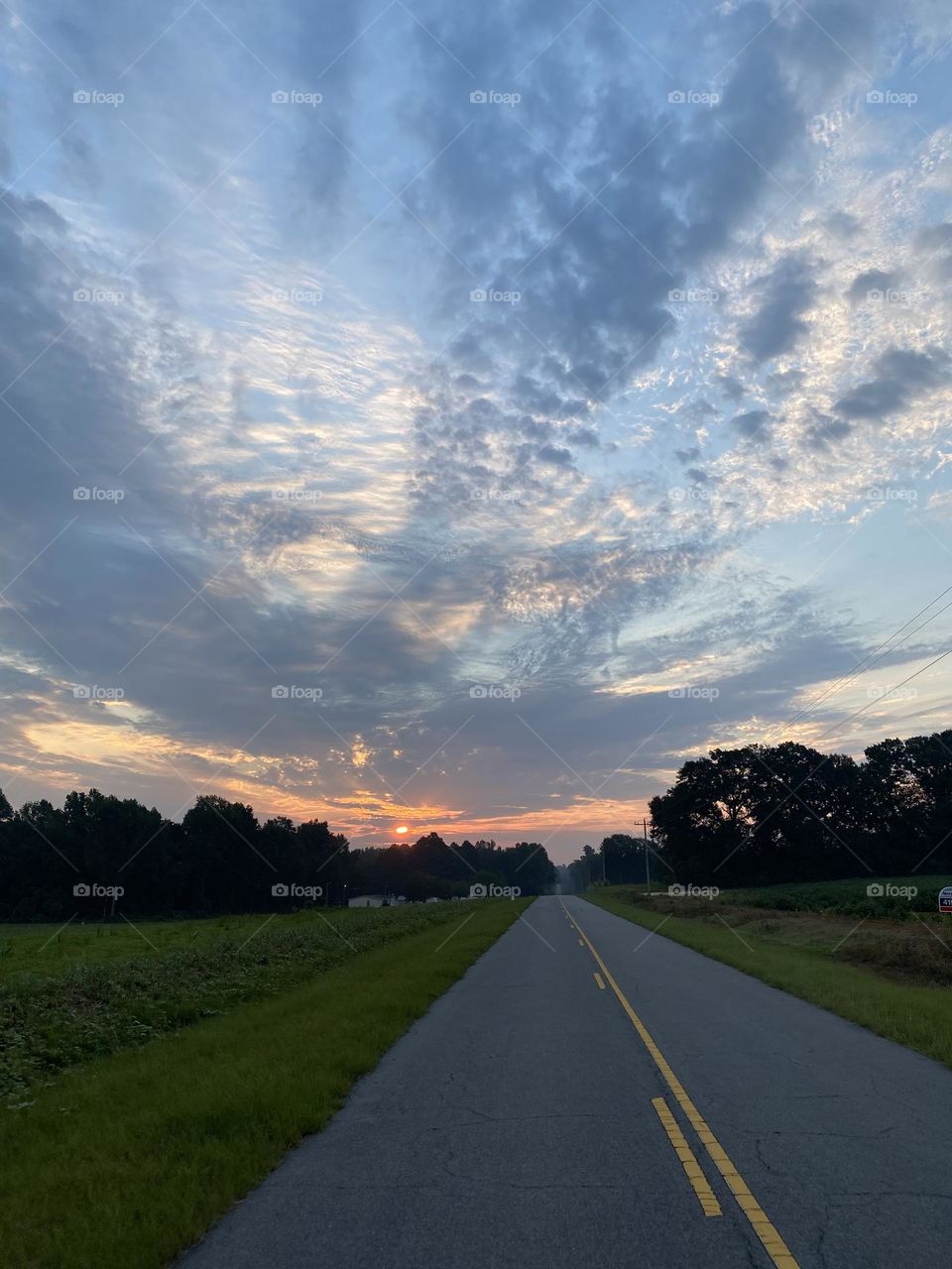 That morning beautiful sky 