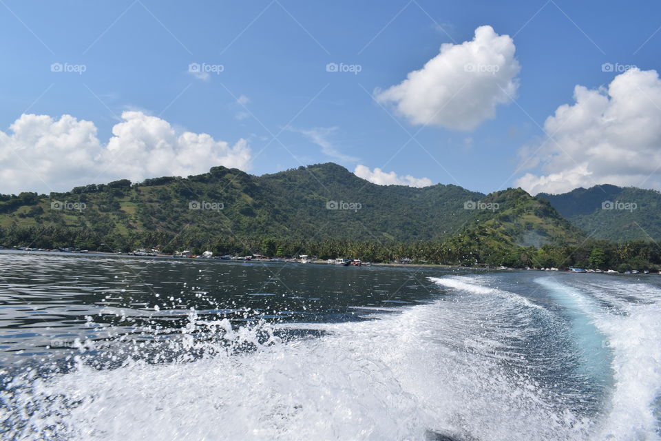 panorama at the beach