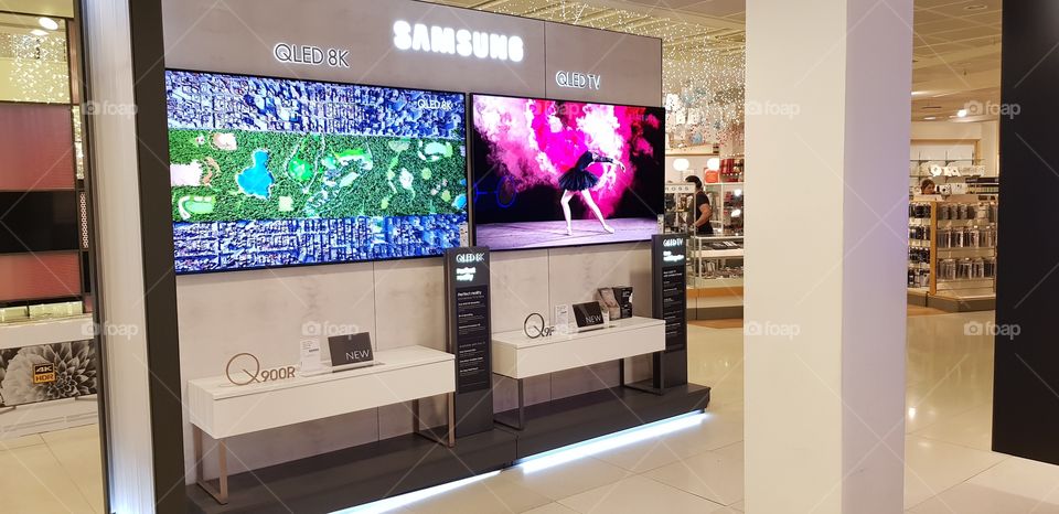 Samsung QLED 8K and 4K televisions