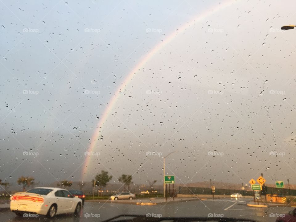 Fallow the Rainbow. Getting of the freeway 